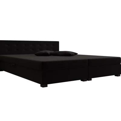 Manželská postel 140x200 AJKA DOUBLE 1 - černá