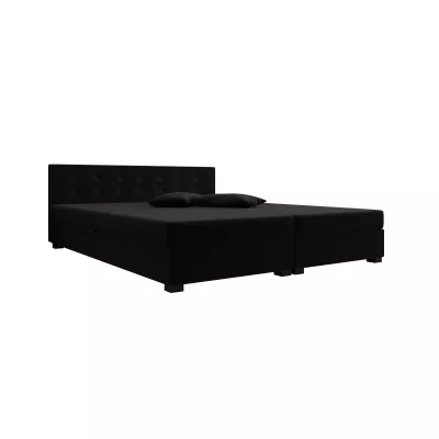 Manželská postel 160x200 AJKA DOUBLE 1 - černá