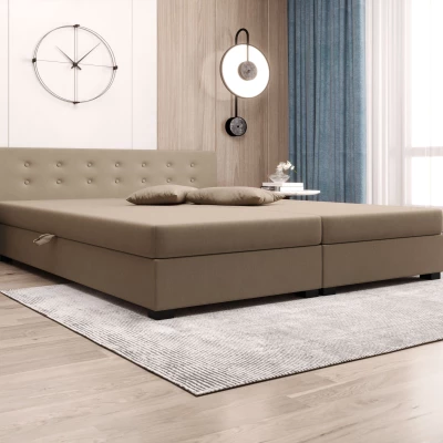 Manželská postel 160x200 AJKA DOUBLE 1 - hnědá