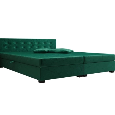 Manželská postel 140x200 AJKA DOUBLE 1 - zelená