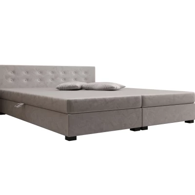 Manželská postel 160x200 AJKA DOUBLE 1 - světle šedá