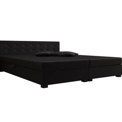 Manželská postel 140x200 AJKA DOUBLE 1 - grafitová