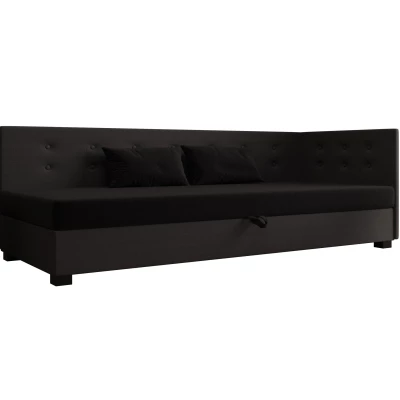 Jednolůžková postel 100x195 AJKA PLUS 1 - černá / šedá