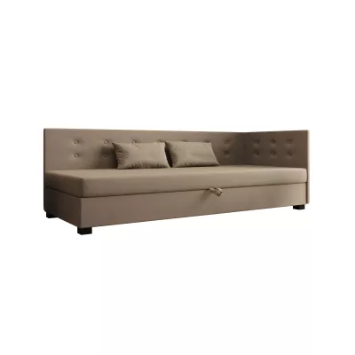 Jednolůžková postel 100x195 AJKA PLUS 1 - hnědá