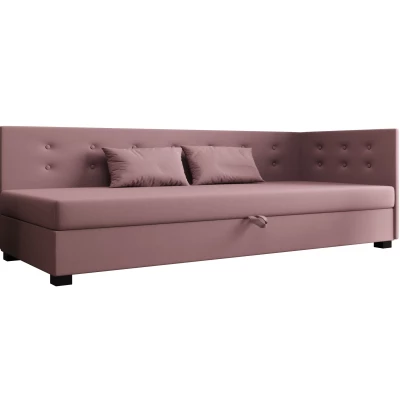 Jednolůžková postel 80x195 AJKA PLUS 1 - růžová
