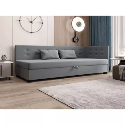 Jednolůžková postel 80x195 AJKA PLUS 1 - modrošedá