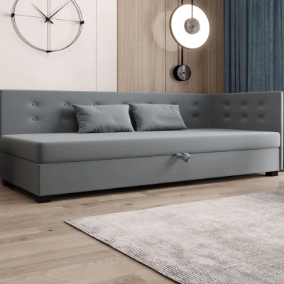 Jednolůžková postel 120x195 AJKA PLUS 1 - modrošedá