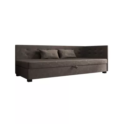 Jednolůžková postel 100x195 AJKA PLUS 1 - tmavě hnědá