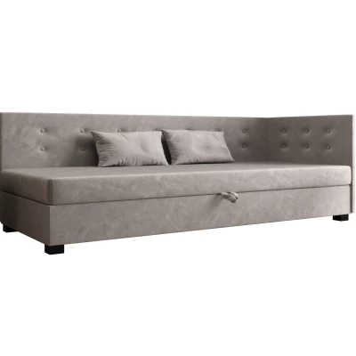 Jednolůžková postel 100x195 AJKA PLUS 1 - světle šedá