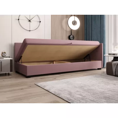 Jednolůžková postel 90x195 AJKA PLUS 2 - šedá / světle šedá