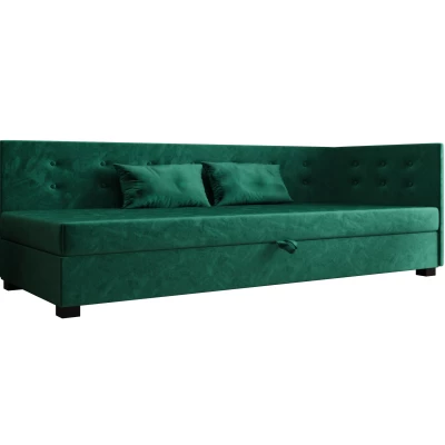 Jednolůžková postel 80x195 AJKA PLUS 2 - zelená