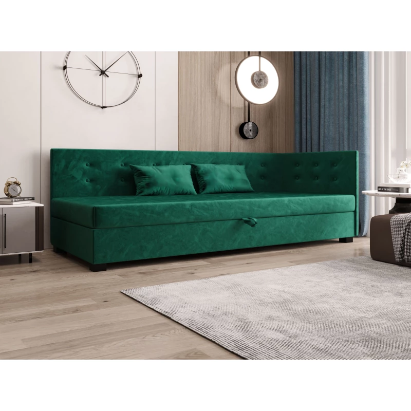 Jednolůžková postel 80x195 AJKA PLUS 2 - zelená