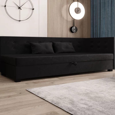 Jednolůžková postel 80x195 AJKA PLUS 2 - grafitová