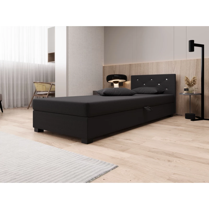 Čalouněná postel 80x195 MILEKA 1 - šedá