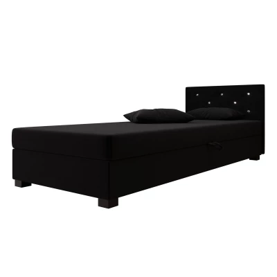 Čalouněná postel 80x195 MILEKA 1 - černá