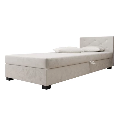 Čalouněná postel 80x195 MILEKA 1 - ecru