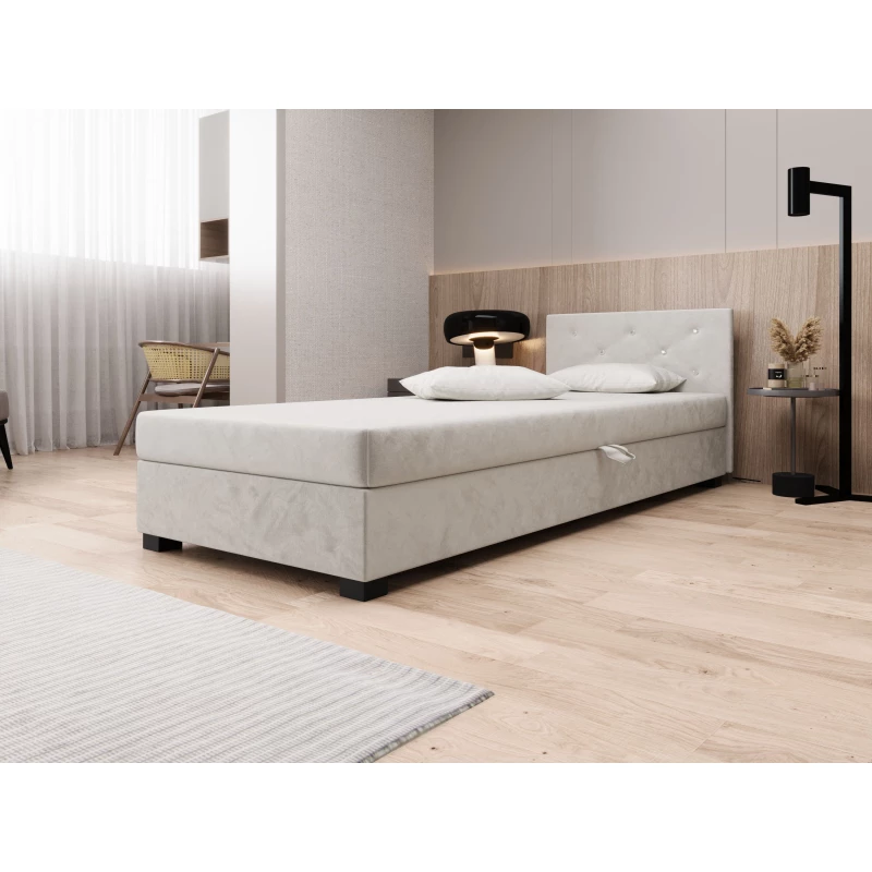 Čalouněná postel 80x195 MILEKA 1 - ecru