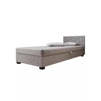 Čalouněná postel 80x195 MILEKA 1 - světle šedá