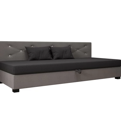 Čalouněná postel 80x195 MILEKA BIZ 1 - šedá / světle šedá