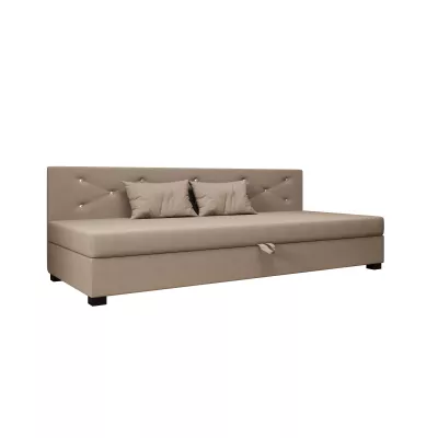 Čalouněná postel 100x195 MILEKA BIZ 1 - hnědá