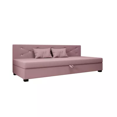 Čalouněná postel 90x195 MILEKA BIZ 1 - růžová