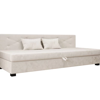 Čalouněná postel 120x195 MILEKA BIZ 1 - ecru