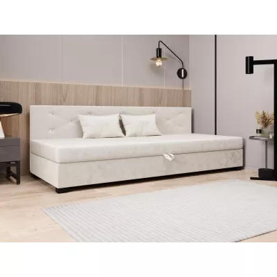 Čalouněná postel 120x195 MILEKA BIZ 1 - ecru