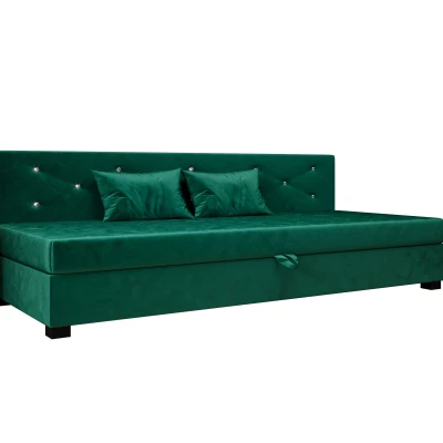 Čalouněná postel 80x195 MILEKA BIZ 1 - zelená