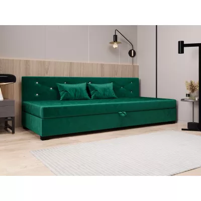 Čalouněná postel 80x195 MILEKA BIZ 1 - zelená