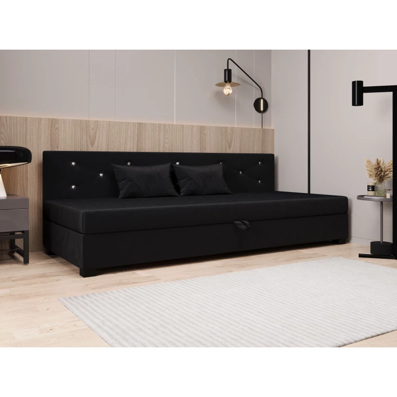 Čalouněná postel 120x195 MILEKA BIZ 1 - grafitová