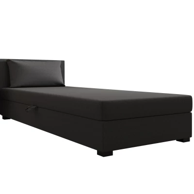 Jednolůžková postel 100x195 ZAJDA 2 s úložným prostorem - šedá