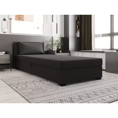 Jednolůžková postel 100x195 ZAJDA 2 s úložným prostorem - šedá