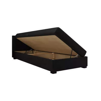 Jednolůžková postel 100x195 ZAJDA 2 s úložným prostorem - růžová