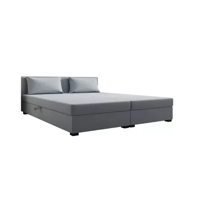 Manželská postel 180x200 ZAJDA DOUBLE 2 s úložným prostorem - modrošedá