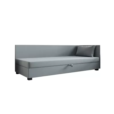 Jednolůžková postel 100x195 ZAJDA PLUS 1 s úložným prostorem - modrošedá