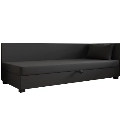 Jednolůžková postel 90x195 ZAJDA PLUS 2 s úložným prostorem - šedá