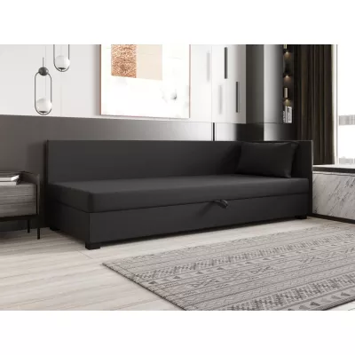 Jednolůžková postel 90x195 ZAJDA PLUS 2 s úložným prostorem - šedá