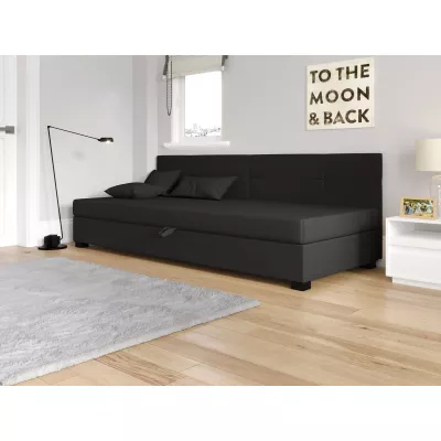 Jednolůžková čalouněná postel 100x195 LOCIKA BIZ 1 - šedá
