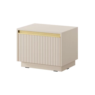VÝPRODEJ - Noční stolek MANANA - béžový