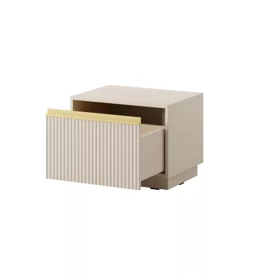 VÝPRODEJ - Noční stolek MANANA - béžový