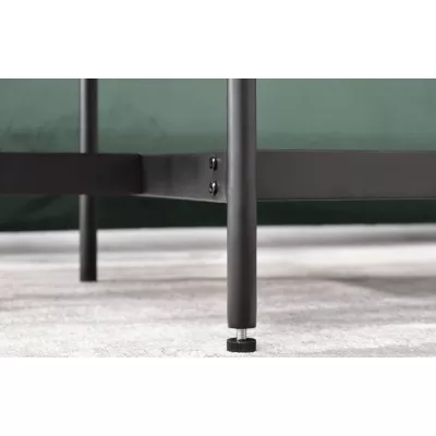 VÝPRODEJ - Široký konferenční stolek CILIAN - černý