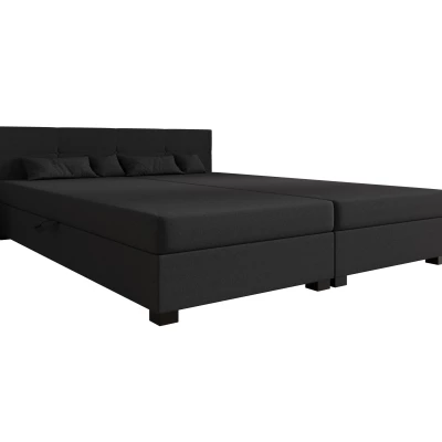 Manželská postel 160x200 LOCIKA DOUBLE 1 - šedá