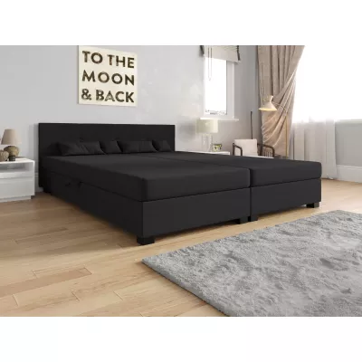 Manželská postel 160x200 LOCIKA DOUBLE 1 - šedá