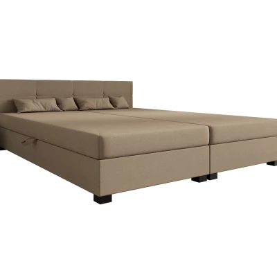 Manželská postel 160x200 LOCIKA DOUBLE 1 - hnědá