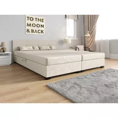 Manželská postel 160x200 LOCIKA DOUBLE 1 - ecru