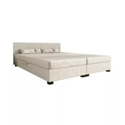 Manželská postel 140x200 LOCIKA DOUBLE 2 - ecru