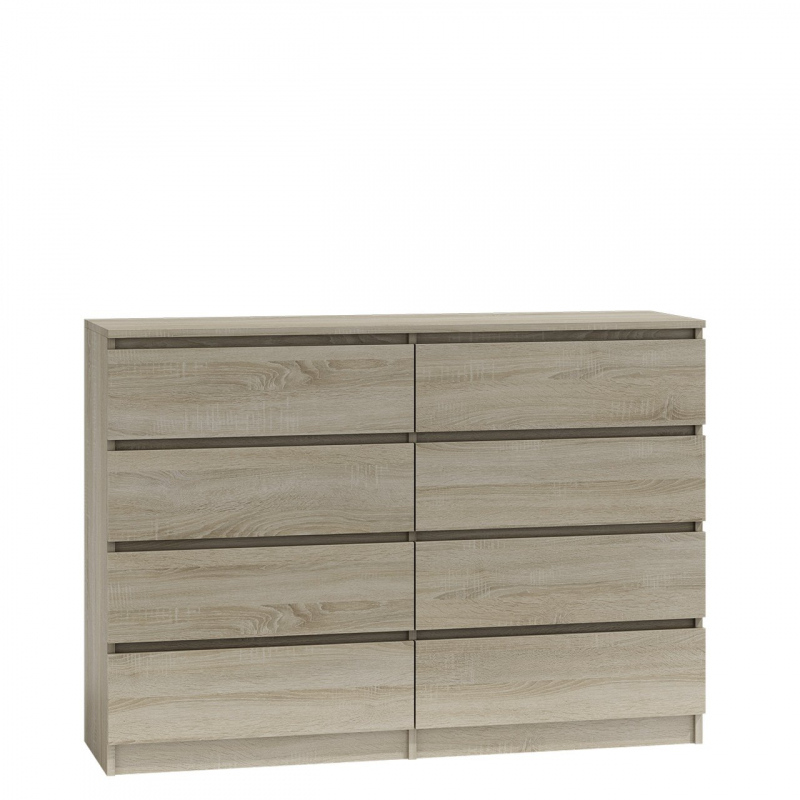 VÝPRODEJ - Komoda ESTELA M8 140 - dub sonoma