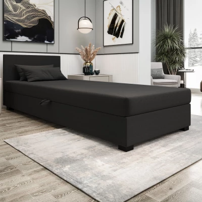 Čalouněná jednolůžková postel 80x195 ARIADNA 1 - šedá