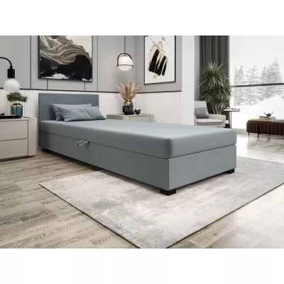 Čalouněná jednolůžková postel 80x195 ARIADNA 1 - modrošedá