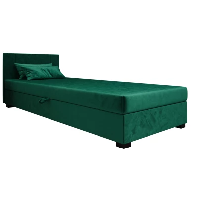 Čalouněná jednolůžková postel 80x195 ARIADNA 1 - zelená